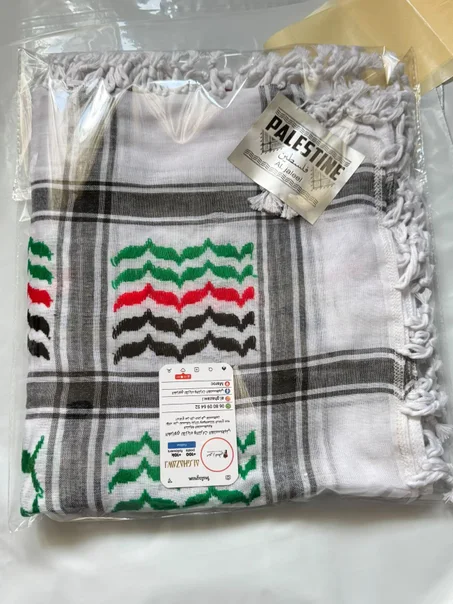 كوفية الوان علم فلسطين