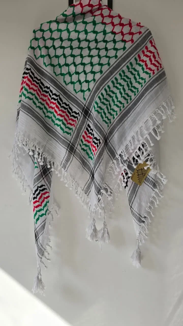 كوفية الوان علم فلسطين