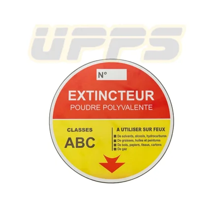 Plaque Siganlétique Extincteur Poudre