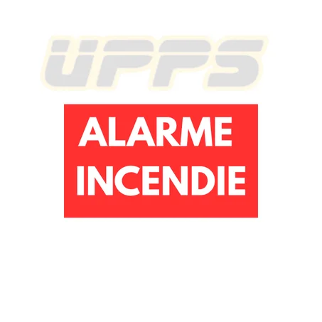 Plaque Signalétique Alarme Incendie