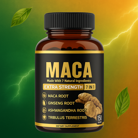 ماكا إكسترا سترينث 7 في 1 – 150 كبسولة