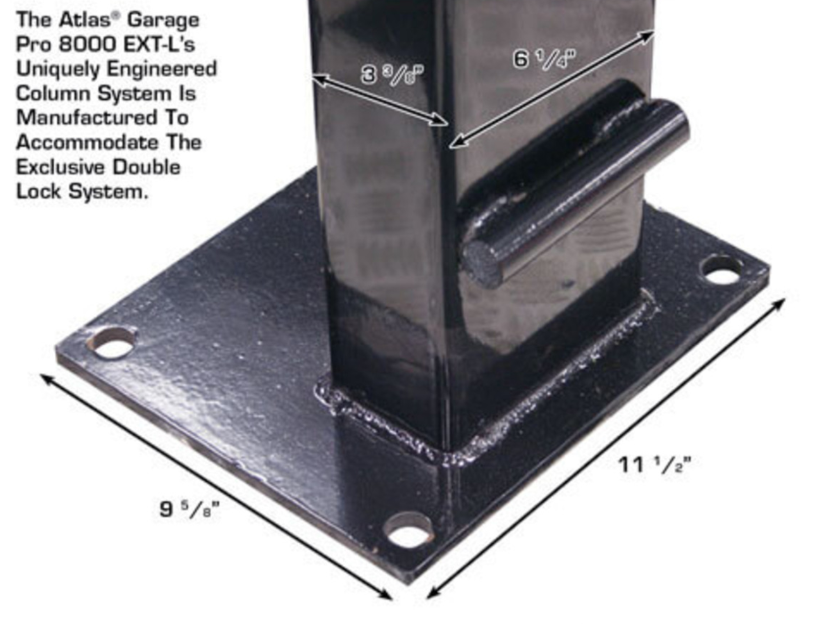 Generic Atlas Garage Pro 8000 EXT Extra Tall 4 Post Garage Car Lift Vehicle Hoist 8000lb Capacity