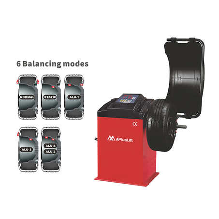APlusLift THA-28 Tire Wheel Changer and WBS-500 Tire Wheel Balancer with Wheel Hood Protector Combo New Intergrated Power Unit 3 Year Warranty