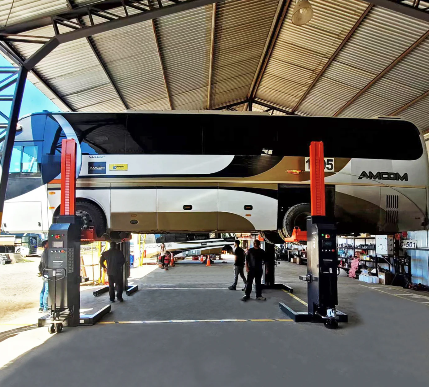 APluslift Falcon 18000LB and 22000LB Mobile Column Lifting System, Free shipping
