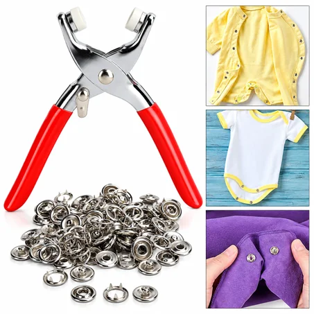 Pince à Boutons Professionnelle – Fixez vos Boutons Facilement