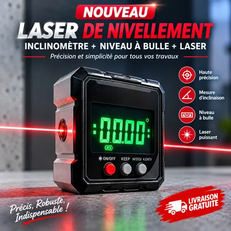 Niveau Digital 4D – Précision Professionnelle