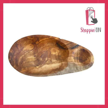 Plateau sauce  en bois d'olivier