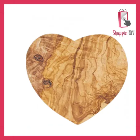 Planche à découper en forme de cœur