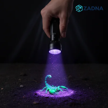 مصباح يدوي يعمل بالأشعة فوق البنفسجية