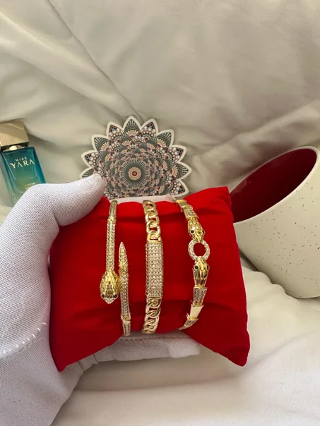 2 Bracelet Serpent + 1 Bracelet simple