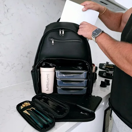 حقيبة الظهر 2x1 لتنظيم أفضل لوجباتك