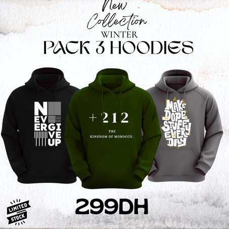 PACK 3HOODIES _3