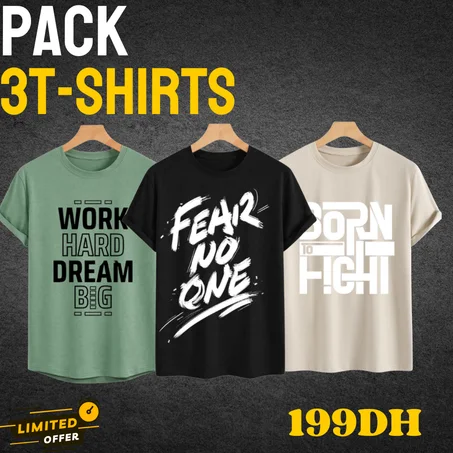 PACK T SHIRTS 2026