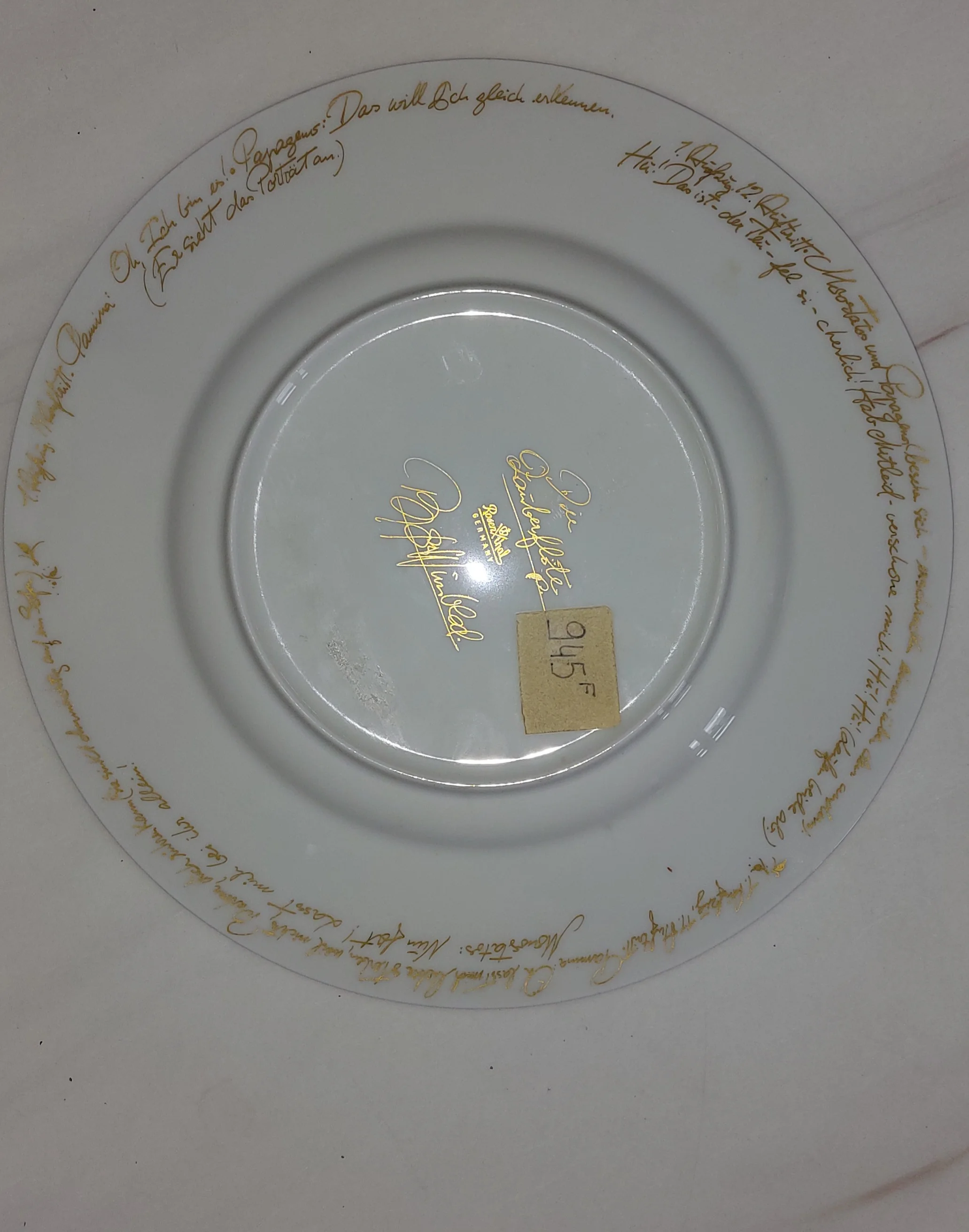 Wiinblad Bjorn - Rosenthal - Magic Flute service dish - Signed