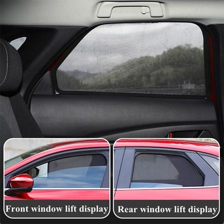 2ستائر  للنوافذ الجانبية حاجبة لاشعة الشمس والغبار