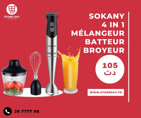 SOKANY Mélangeur 4 in 1