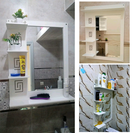 🤩 مرآة الحمام البريستيج الحجم الكبير 🤩