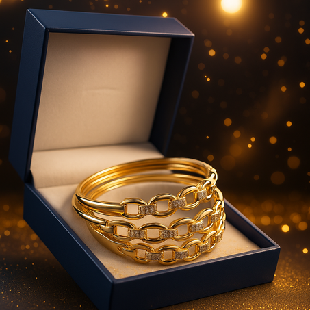 طقم أساور بلاكيور فاخر – تصميم عصري بسعر مميز