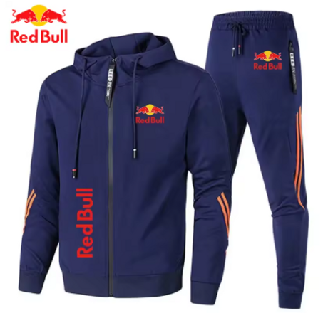 مجموعة هوديي شعار Red Bull للرجال ، سترة مطبوعة من Red Bull ، هوديي بسيط ، معطف Stormtrooper ، ربيع ، جديد ، قطعتان ، 2025