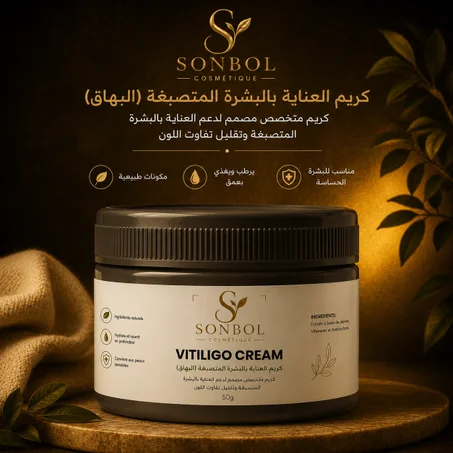 كريم العناية بالبشرة المتصبغة (البهاق)✅