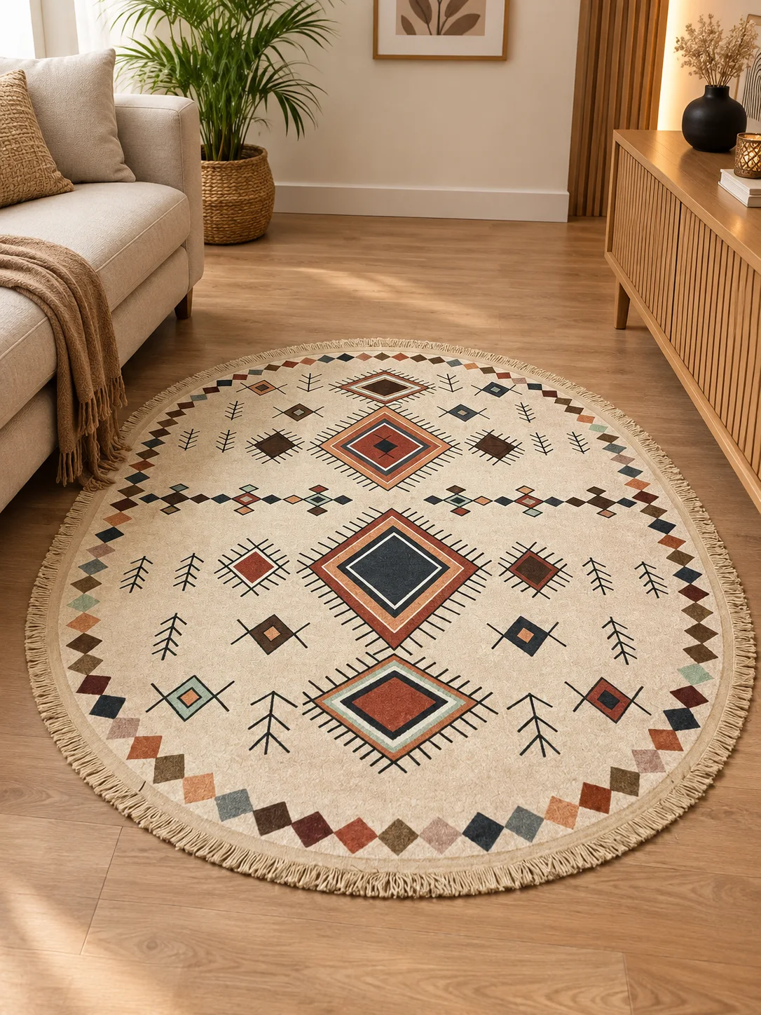 التراث العصري  –  tapis ovale