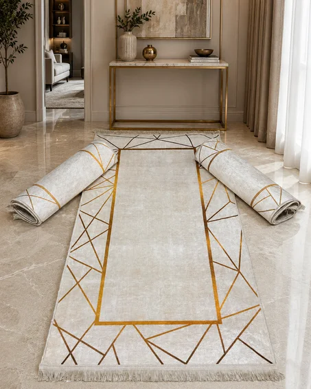 Tapis 3 piéce  – خيوط الذهب