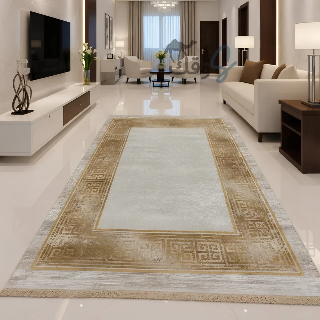 Tapis sejour – ذهب ناعم