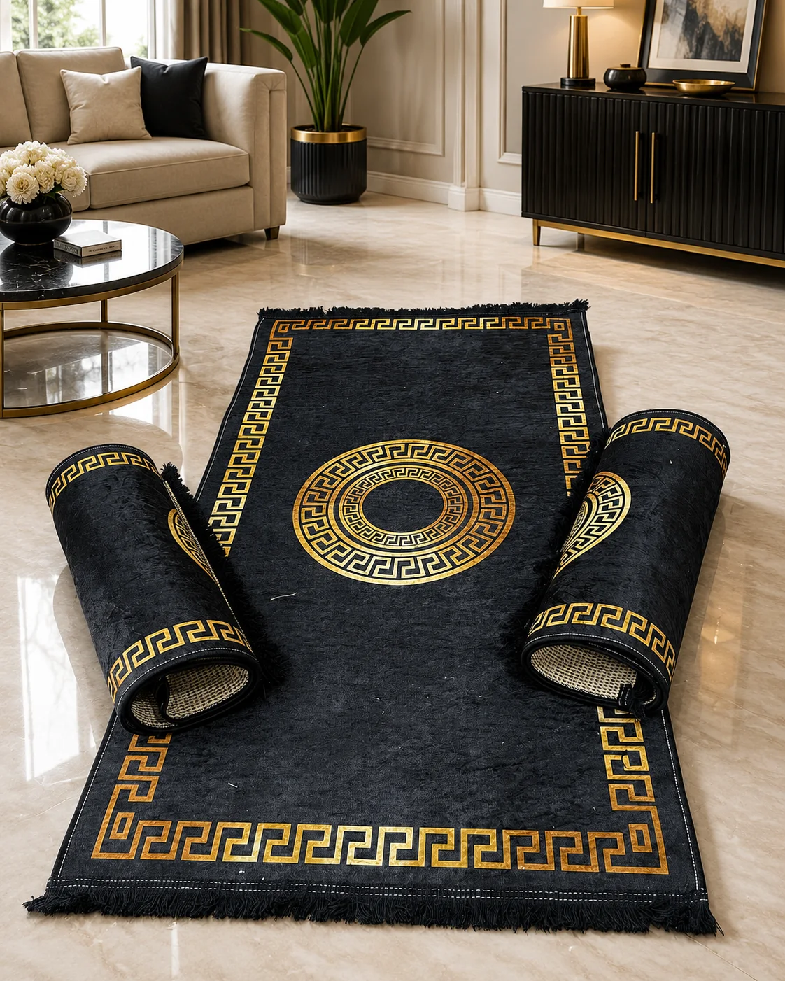 Tapis 3 pièces -السواد الملكي