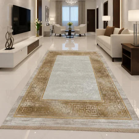 Tapis sejour – ذهب ناعم