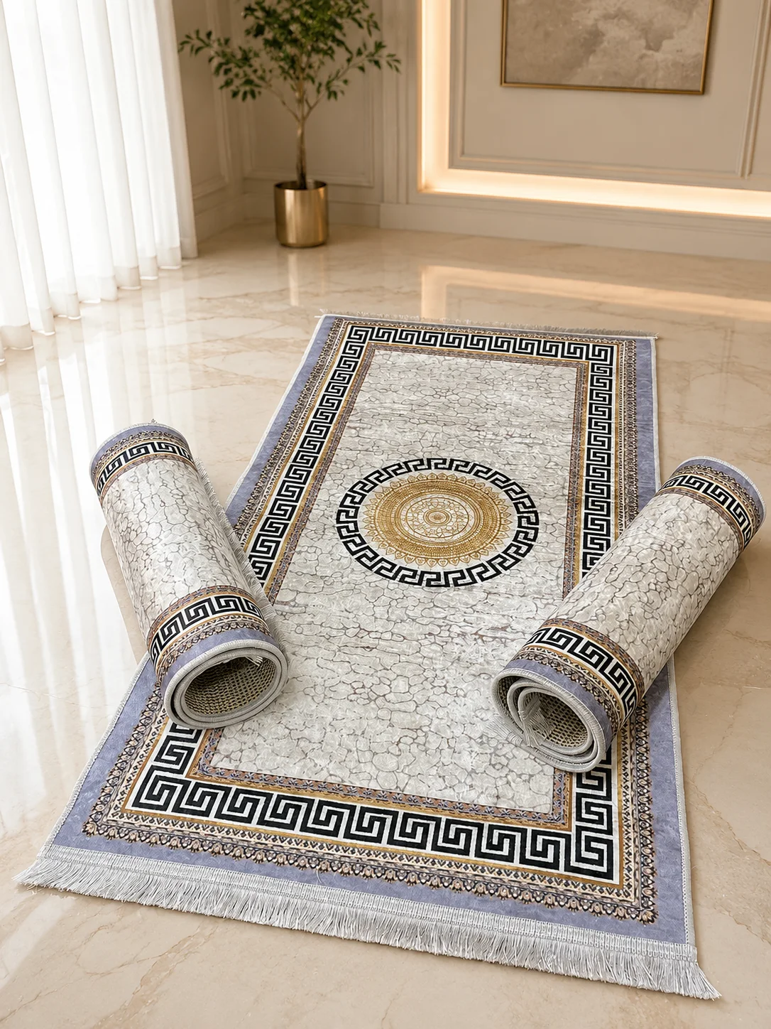 Tapis 3 piéce  – رخام يوناني