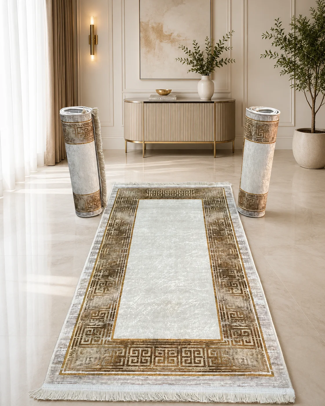 Tapis 3 piéce – ذهب ناعم