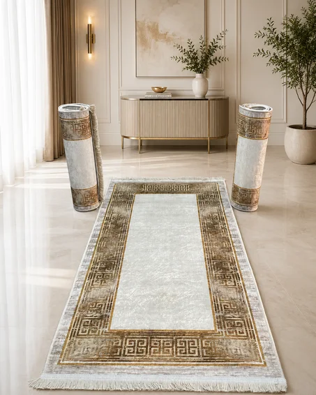 Tapis 3 piéce – ذهب ناعم