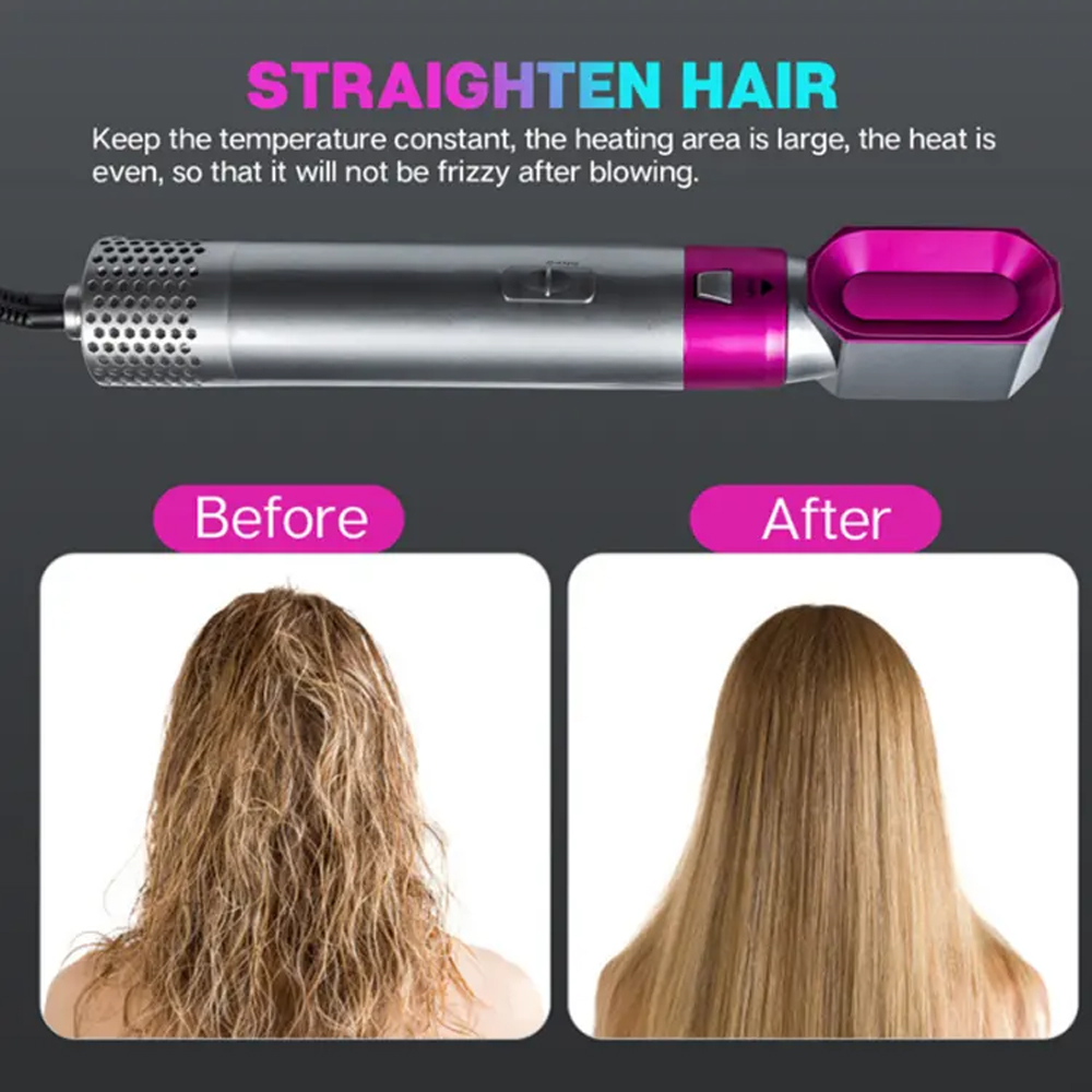 • الفرشاة الحديثة ٥*١ Trendy 5in1 Hair Brush