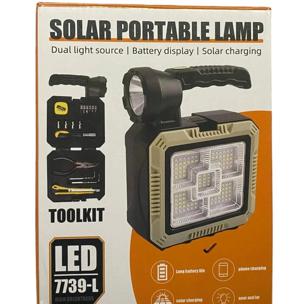 💥مصباح كشاف + مجموعة أدوات إصلاح كاملة 💯