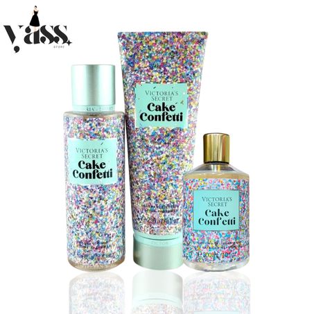 Ensemble combo Victoria’s Secret 3 en 1 Cake Confetti - Beauté & Soins personnels
