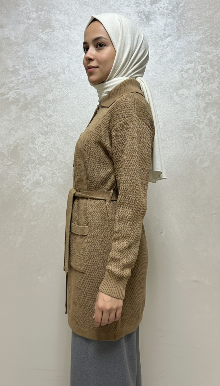 Le Cardigan Long Tricoté Parfait pour la Saison