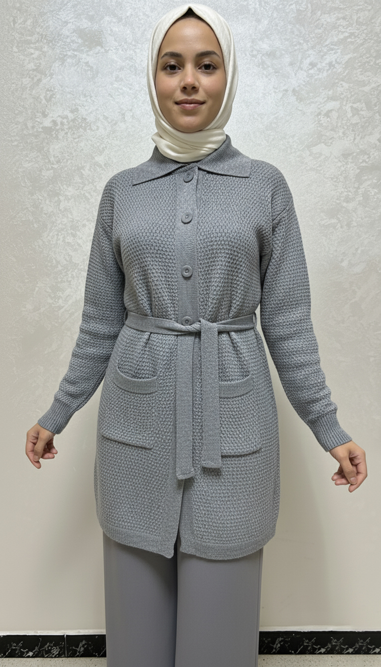 Le Cardigan Long Tricoté Parfait pour la Saison