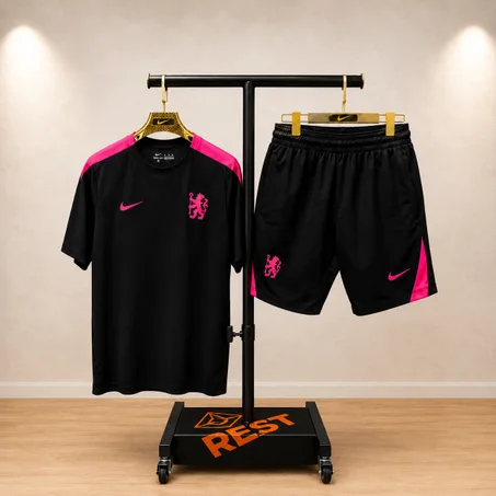 Ensemble Sport Homme Noir & Rose Premium