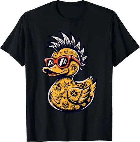 Mohawk Rock Rubber Duck