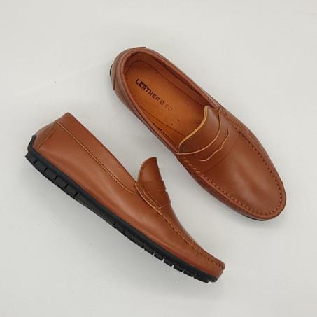 Mocassins Camel cuire