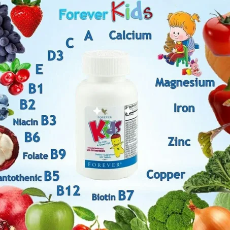 🧒 Forever Kids (فيتامينات زيادة فالوزن للأطفال)