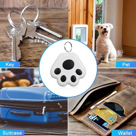 Smart Mini GPS Tracker Key Kids Bag Finder Dog Cat Pet جهاز تتبع GPS صغير ذكي لتحديد موقع المفاتيح والحقائب والكلاب والقطط والحيوانات الأليفة