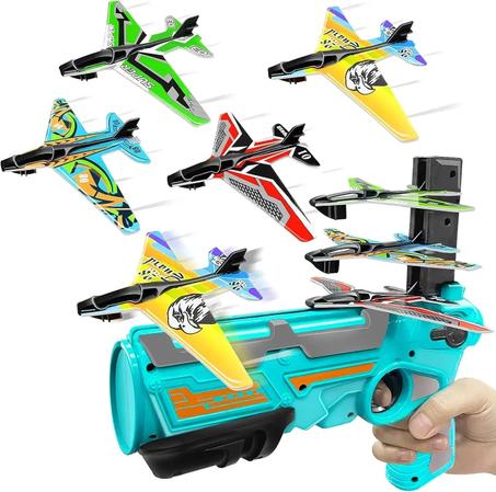 Plastic Ejection Airplane for Kids طائرة بلاستيكية قابلة للقذف للأطفال