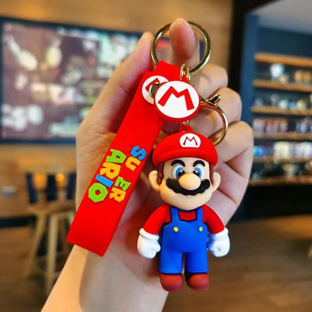Super Mario Bros Keychain, Luigi, Toad, Yoshi, Bowser, 10styles سلسلة مفاتيح سوبر ماريو – 10 تصاميم
