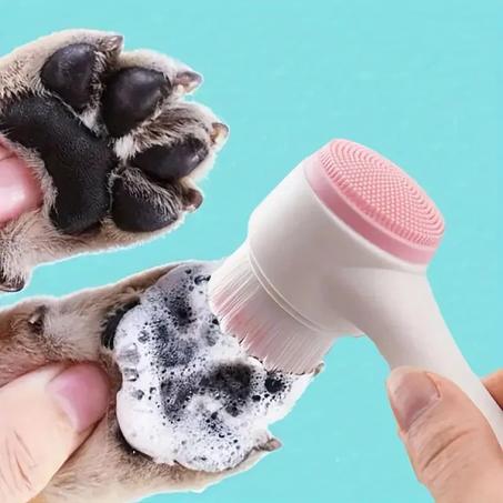 Silicone Pet Paw Cleaner & Massage Brush فرشاة تنظيف وتدليك مخالب الحيوانات الأليفة من السيليكون