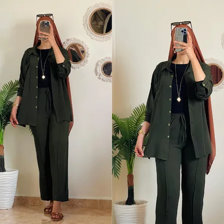 طقم نسائي أنيق