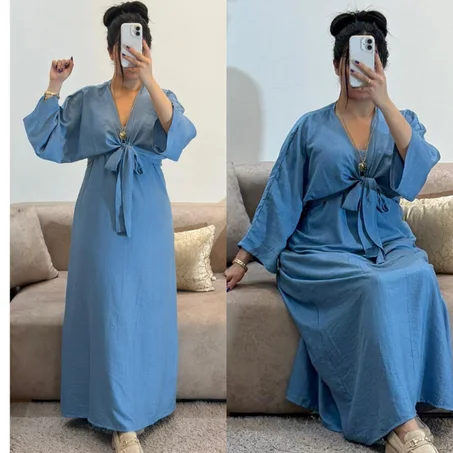 ✨ كسوة راقية مع كاب بتصميم عصري 👗🧥