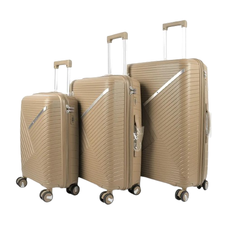 مجموعة حقائب السفر مزودة بجهاز تعقب