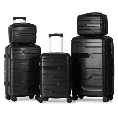Ensemble de bagages 305pp 5 pièces 20"/24"/28" + 14"/12" Disponible en 3 couleurs