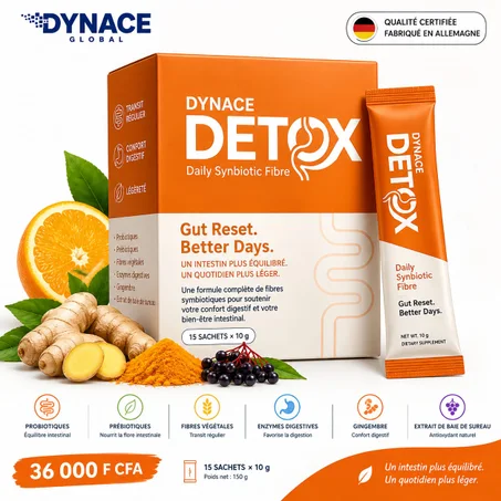 DYNACE DÉTOX  Équilibre intestinal • Confort digestif • Fibres • Satiété